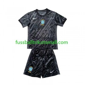 Fußballtrikots Brasilien Copa America Torwart Kinder 2024 Kurzarm Auswärts-trikot kaufen
